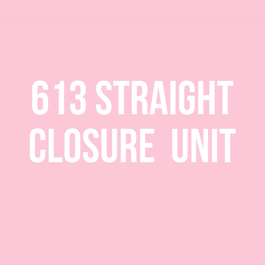 613 Straight Closure Wigs